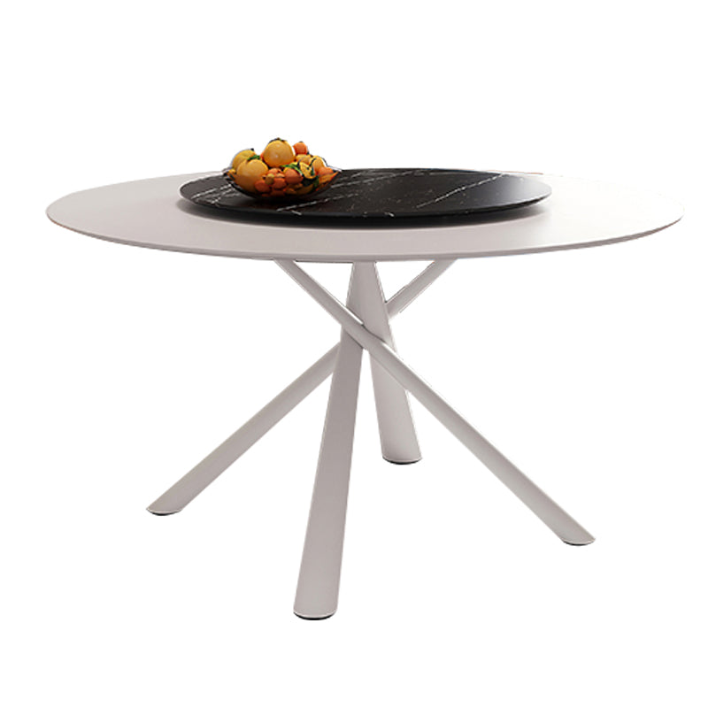 Salon Table à manger en pierre ronde