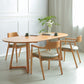 Simplicity Oval Top Restaurant Table Solid Wood Dining Table for Dining Room