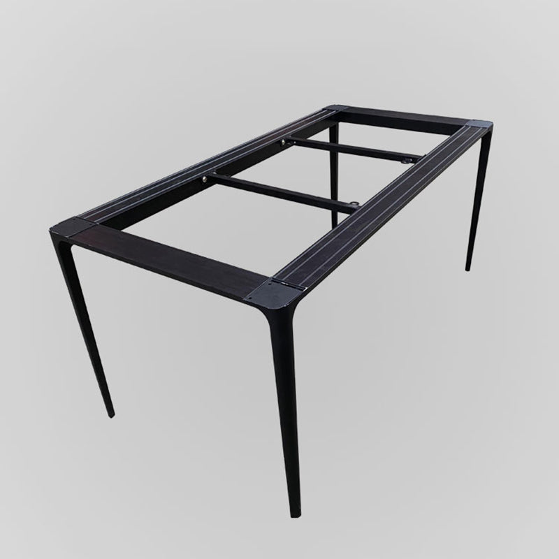 Table à manger rectangle Table à manger moderne en pierre blanche pour la maison