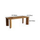 Modern Simple Solid Wood Table for Restaurant Rectangle Table with 4 Legs Clearhalo 'Dining Tables & Seating' 'Dining Tables' 'dining_table' 'furn' 'furn_dining_table' 'Furniture' 'Kitchen & Dining Furniture' 5681747