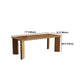 Modern Simple Solid Wood Table for Restaurant Rectangle Table with 4 Legs Clearhalo 'Dining Tables & Seating' 'Dining Tables' 'dining_table' 'furn' 'furn_dining_table' 'Furniture' 'Kitchen & Dining Furniture' 5681748