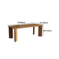 Modern Simple Solid Wood Table for Restaurant Rectangle Table with 4 Legs Clearhalo 'Dining Tables & Seating' 'Dining Tables' 'dining_table' 'furn' 'furn_dining_table' 'Furniture' 'Kitchen & Dining Furniture' 5681749