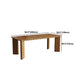 Modern Simple Solid Wood Table for Restaurant Rectangle Table with 4 Legs Clearhalo 'Dining Tables & Seating' 'Dining Tables' 'dining_table' 'furn' 'furn_dining_table' 'Furniture' 'Kitchen & Dining Furniture' 5681751