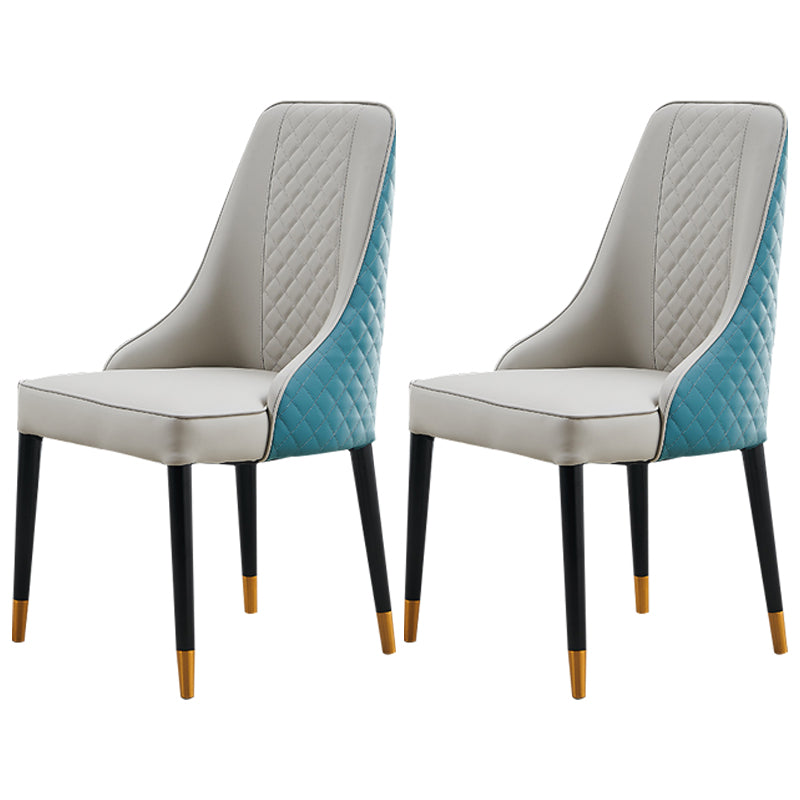 Nordic Style Wood Dining Chairs Armless Parsons Chair for Home Use