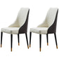Nordic Style Wood Dining Chairs Armless Parsons Chair for Home Use