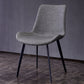 Modern Style Dining Chair Dining Armless Side Chair with Metal Legs for Kitchen