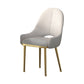 Scandinavian Open Back Dining Chairs Upholstered Arm Side Chair