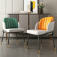 Upholstered Side Chairs Nordic Design Solid Back Armless Dining Chairs