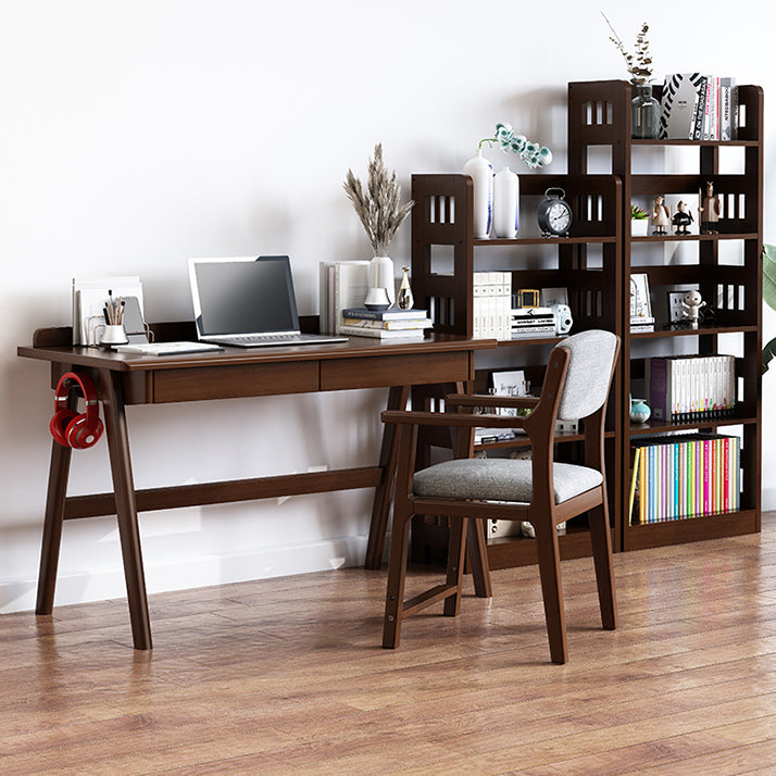 モダンなダイニングチェアオープンバックダイニングアームサイド椅子と木製の脚