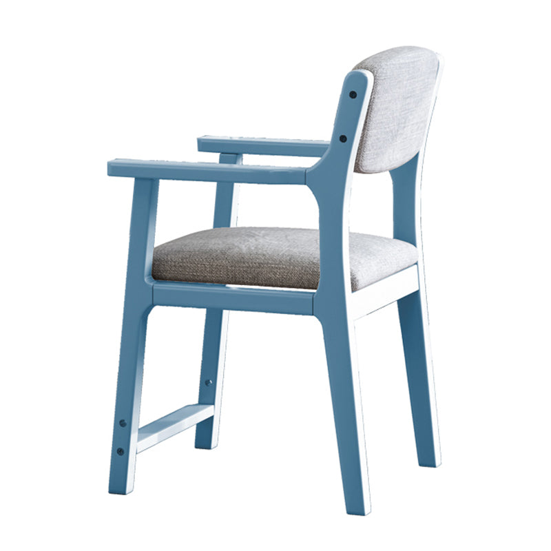 モダンなダイニングチェアオープンバックダイニングアームサイド椅子と木製の脚