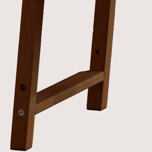 Modern Dining Chairs Open Back Dining Arm Side Chair with Wooden Legs