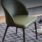 Solid Back Armless Chair Industrial Design PU Leather Dining Chairs Clearhalo 'Dining Chairs' 'Dining Tables & Seating' 'dining_chair' 'furn' 'furn_dining_chair' 'Furniture' 'Kitchen & Dining Furniture' 5682214