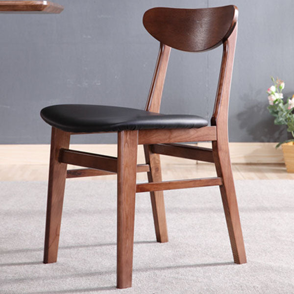Contemporary Restaurant Wood Side Chair Matte Finish Open Back Dining Chair Clearhalo 'Dining Chairs' 'Dining Tables & Seating' 'dining_chair' 'furn' 'furn_dining_chair' 'Furniture' 'Kitchen & Dining Furniture' 5682250