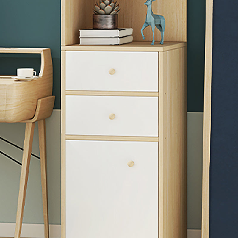 Modern Accent Chest with Drawer Rectangle Water Proof Chest with 1 Door