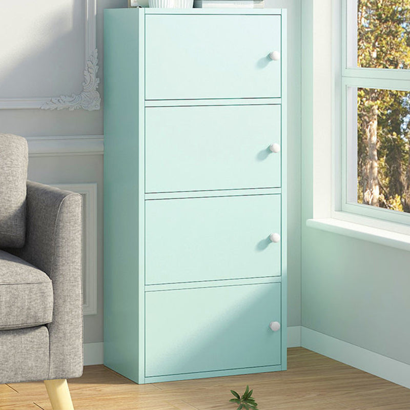 Armoire à accent moderne avec armoire à portes boutons, résistant à l'eau
