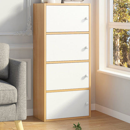 Armoire à accent moderne avec armoire à portes boutons, résistant à l'eau