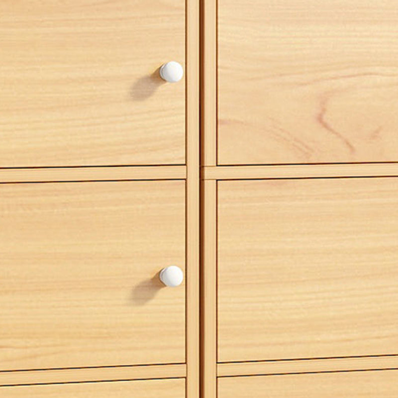 Armoire à accent moderne avec armoire à portes boutons, résistant à l'eau