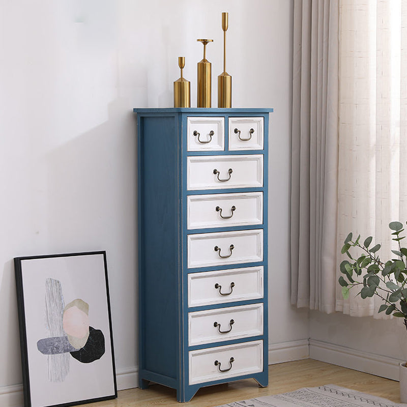 13.77" Wide Accent Chest with Drawers Mid-Century Modern Rectangle Chest