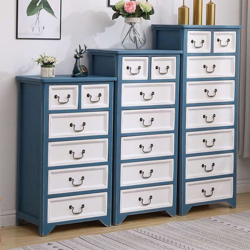 13,77 "cassa di accento largo con cassetti moderni moderni della metà del secolo