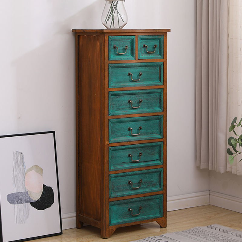 13,77 "cassa di accento largo con cassetti moderni moderni della metà del secolo