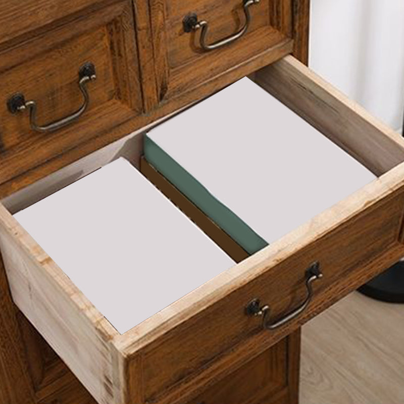 13,77 "cassa di accento largo con cassetti moderni moderni della metà del secolo