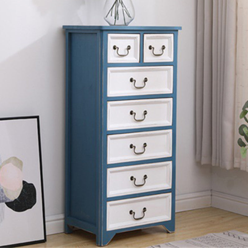 13.77" Wide Accent Chest with Drawers Mid-Century Modern Rectangle Chest