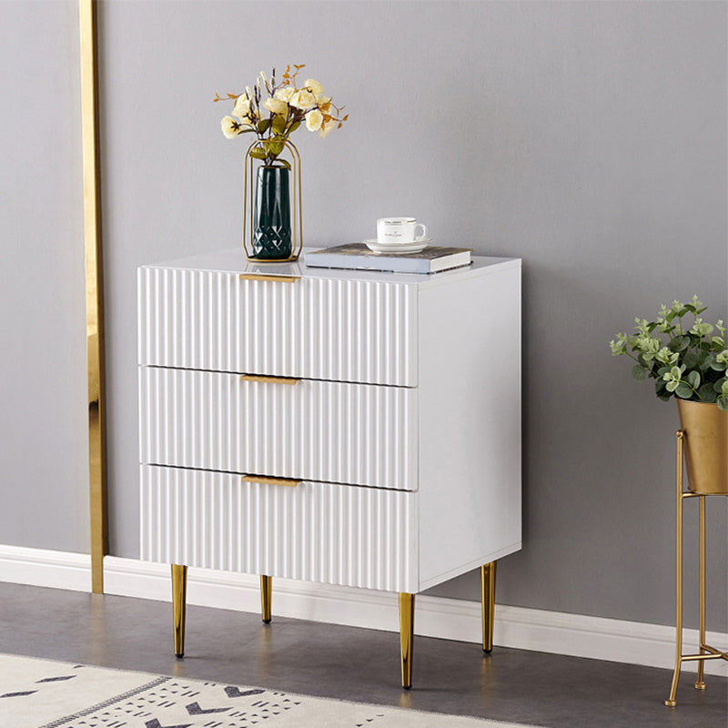 Modern 15.74" Wide Accent Chest Solid Wood Soft Close Drawers Chest White 3 Clearhalo 'Cabinets & Chests' 'cabinets_chests' 'furn' 'furn_cabinets_chests' 'Furniture' 'Living Room Furniture' 5682488
