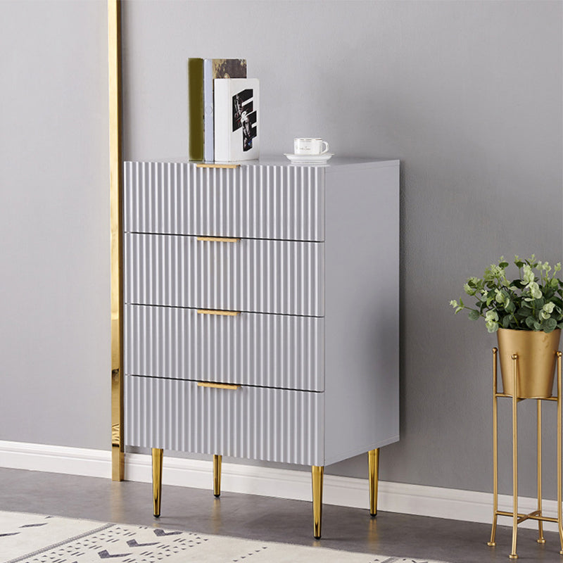 Modern 15.74" Wide Accent Chest Solid Wood Soft Close Drawers Chest Grey 4 Clearhalo 'Cabinets & Chests' 'cabinets_chests' 'furn' 'furn_cabinets_chests' 'Furniture' 'Living Room Furniture' 5682494