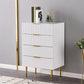Modern 15.74" Wide Accent Chest Solid Wood Soft Close Drawers Chest White 4 Clearhalo 'Cabinets & Chests' 'cabinets_chests' 'furn' 'furn_cabinets_chests' 'Furniture' 'Living Room Furniture' 5682496