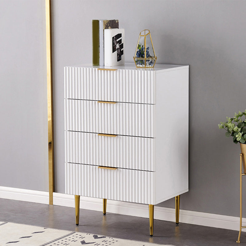 Modern 15.74" Wide Accent Chest Solid Wood Soft Close Drawers Chest White 4 Clearhalo 'Cabinets & Chests' 'cabinets_chests' 'furn' 'furn_cabinets_chests' 'Furniture' 'Living Room Furniture' 5682496
