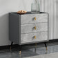 15.74" Wide Modern Accent Chest with Soft Close Drawers Wood Chest Grey 3 Clearhalo 'Cabinets & Chests' 'cabinets_chests' 'furn' 'furn_cabinets_chests' 'Furniture' 'Living Room Furniture' 5682540