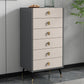 15.74" Wide Modern Accent Chest with Soft Close Drawers Wood Chest Champagne 6 Clearhalo 'Cabinets & Chests' 'cabinets_chests' 'furn' 'furn_cabinets_chests' 'Furniture' 'Living Room Furniture' 5682546