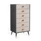 15.74" Wide Modern Accent Chest with Soft Close Drawers Wood Chest Clearhalo 'Cabinets & Chests' 'cabinets_chests' 'furn' 'furn_cabinets_chests' 'Furniture' 'Living Room Furniture' 5682553