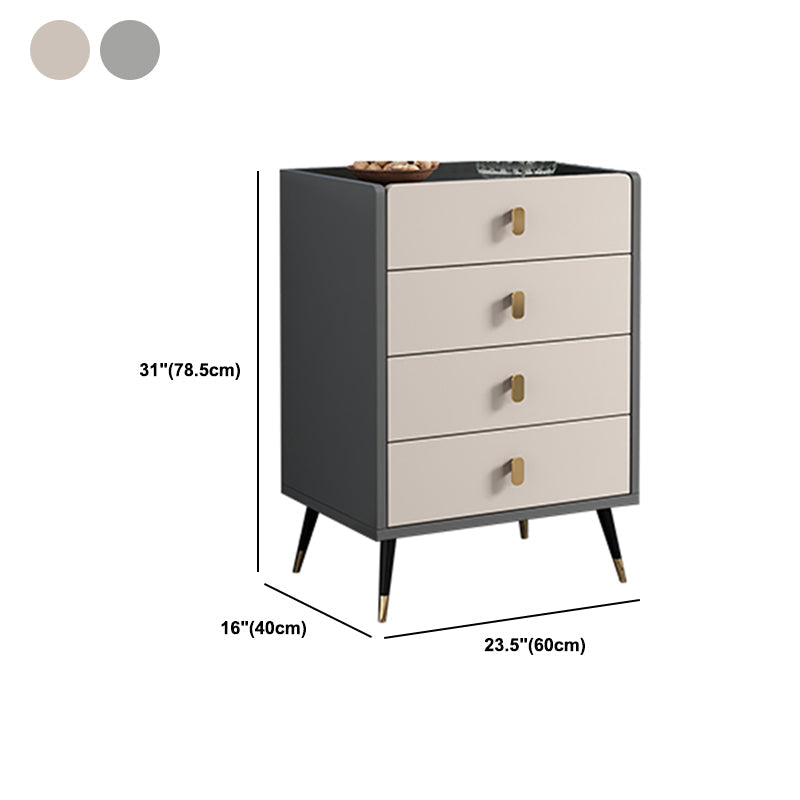 15.74" Wide Modern Accent Chest with Soft Close Drawers Wood Chest Clearhalo 'Cabinets & Chests' 'cabinets_chests' 'furn' 'furn_cabinets_chests' 'Furniture' 'Living Room Furniture' 5682556