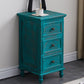 Solid Wood Accent Chest with Drawers 13.77" Wide Chest with Bun Feet Green 3 Clearhalo 'Cabinets & Chests' 'cabinets_chests' 'furn' 'furn_cabinets_chests' 'Furniture' 'Living Room Furniture' 5682559