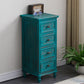 Solid Wood Accent Chest with Drawers 13.77" Wide Chest with Bun Feet Green 4 Clearhalo 'Cabinets & Chests' 'cabinets_chests' 'furn' 'furn_cabinets_chests' 'Furniture' 'Living Room Furniture' 5682560
