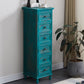 Solid Wood Accent Chest with Drawers 13.77" Wide Chest with Bun Feet Green 6 Clearhalo 'Cabinets & Chests' 'cabinets_chests' 'furn' 'furn_cabinets_chests' 'Furniture' 'Living Room Furniture' 5682562
