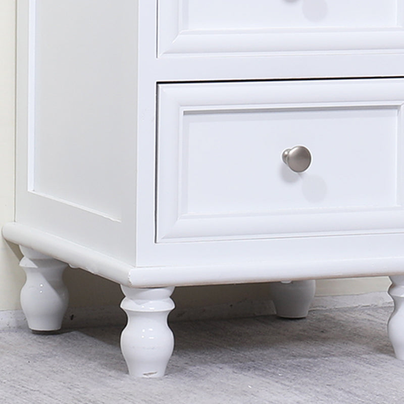 Solid Wood Accent Chest with Drawers 13.77" Wide Chest with Bun Feet Clearhalo 'Cabinets & Chests' 'cabinets_chests' 'furn' 'furn_cabinets_chests' 'Furniture' 'Living Room Furniture' 5682567