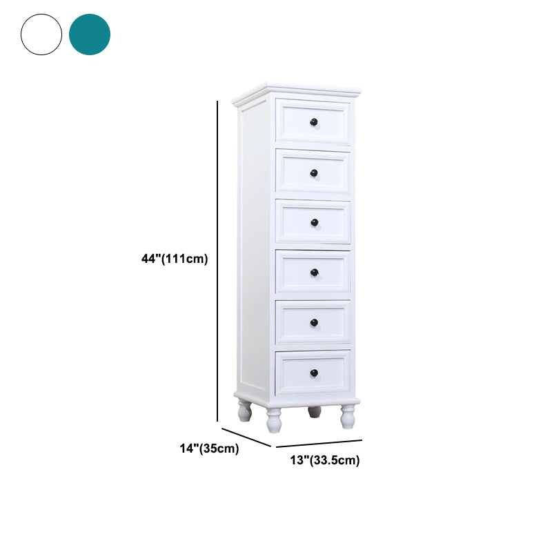 Solid Wood Accent Chest with Drawers 13.77" Wide Chest with Bun Feet Clearhalo 'Cabinets & Chests' 'cabinets_chests' 'furn' 'furn_cabinets_chests' 'Furniture' 'Living Room Furniture' 5682574