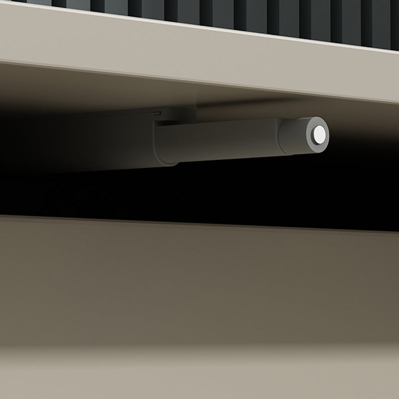 13.77" Wide Modern Accent Chest with 6 Drawers and 4 Straight Black Legs Clearhalo 'Cabinets & Chests' 'cabinets_chests' 'furn' 'furn_cabinets_chests' 'Furniture' 'Living Room Furniture' 5682655