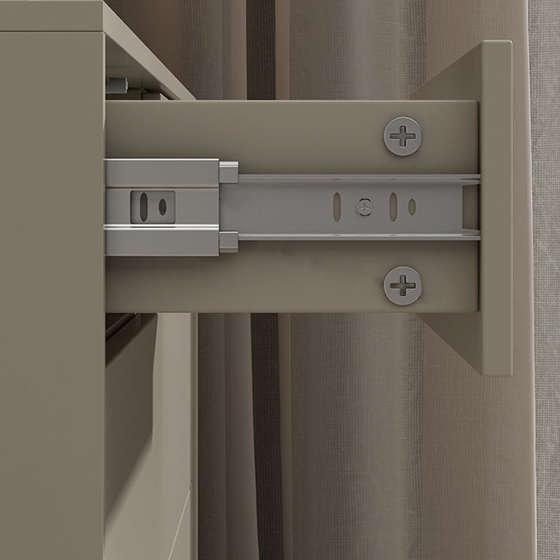 13.77" Wide Modern Accent Chest with 6 Drawers and 4 Straight Black Legs Clearhalo 'Cabinets & Chests' 'cabinets_chests' 'furn' 'furn_cabinets_chests' 'Furniture' 'Living Room Furniture' 5682657