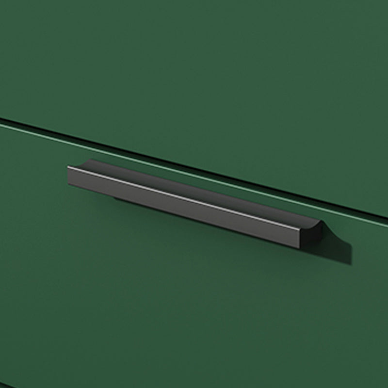 Wooden Accent Cabinet with Glass Door and 2 - Drawer 11.81" Wide Side Cabinet Clearhalo 'Cabinets & Chests' 'cabinets_chests' 'furn' 'furn_cabinets_chests' 'Furniture' 'Living Room Furniture' 5682683