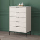Modern Accent Chest with Soft Close Drawers 15.74" Wide Pine Chest