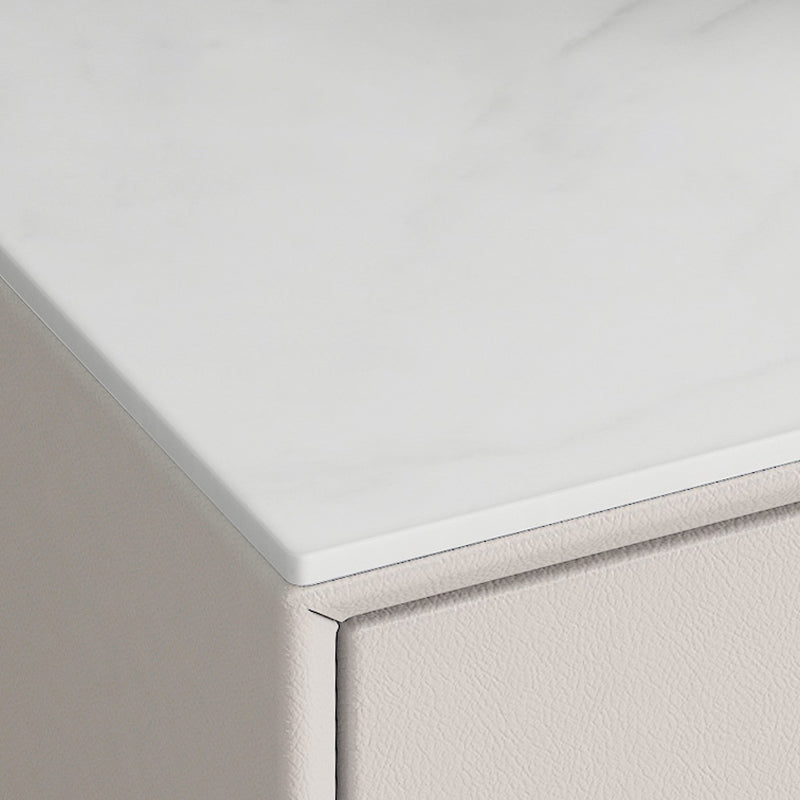 Cassa di accento moderno con cassetti morbidi chiusi da 15,74 "petto di pino largo