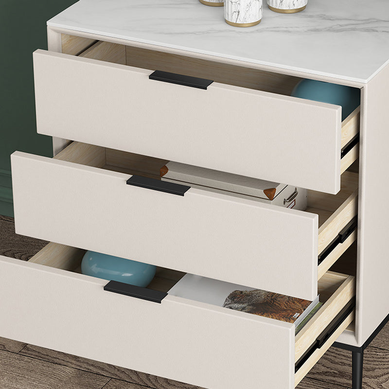 Modern Accent Chest with Soft Close Drawers 15.74" Wide Pine Chest