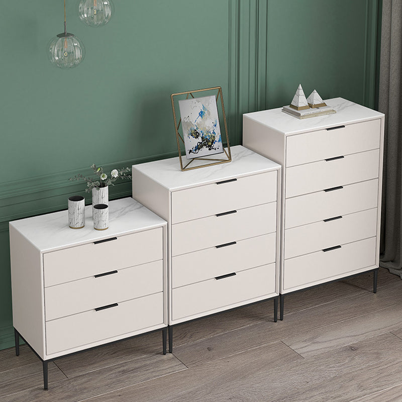 Cassa di accento moderno con cassetti morbidi chiusi da 15,74 "petto di pino largo