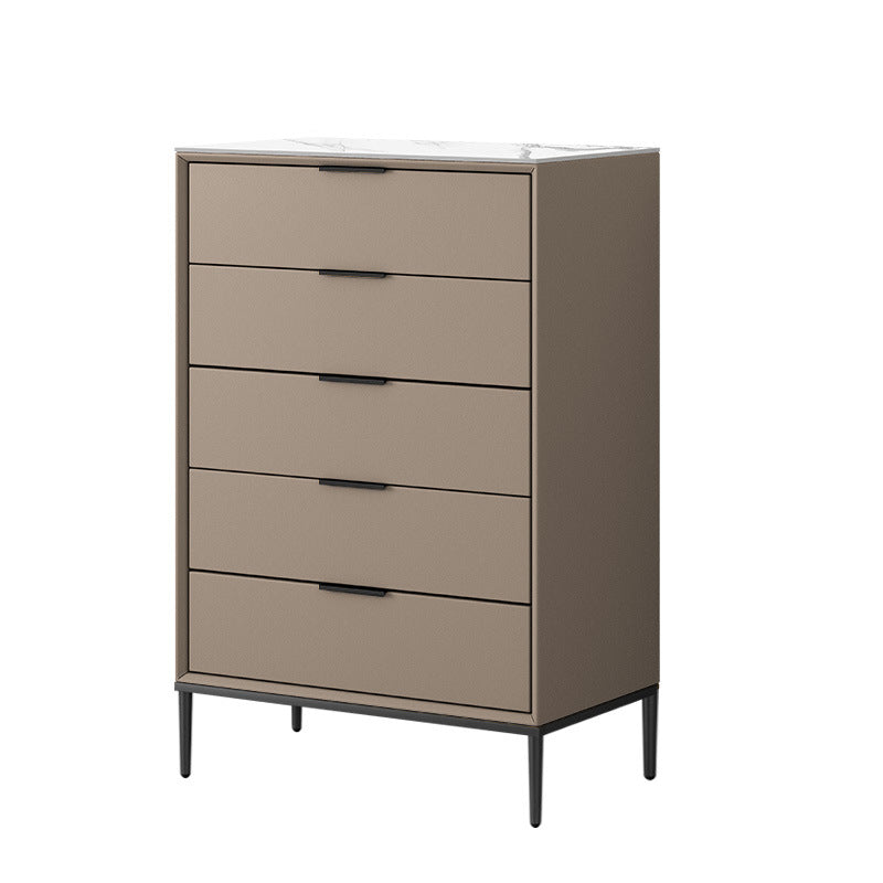 Cassa di accento moderno con cassetti morbidi chiusi da 15,74 "petto di pino largo