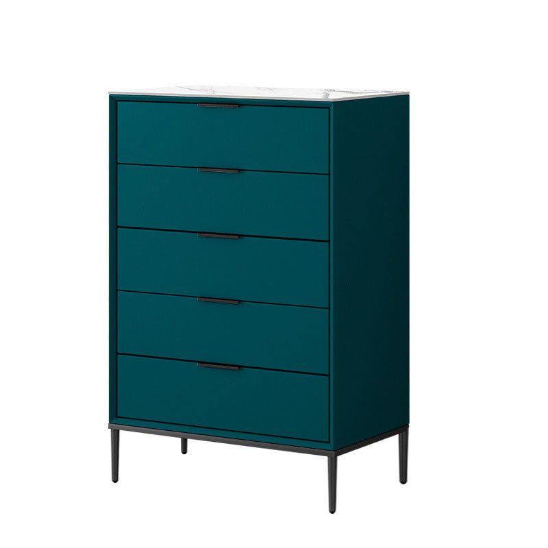 Modern Accent Chest with Soft Close Drawers 15.74" Wide Pine Chest