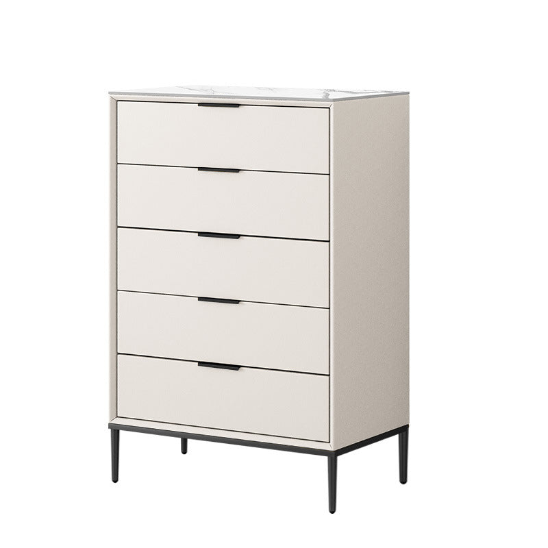 Modern Accent Chest with Soft Close Drawers 15.74" Wide Pine Chest