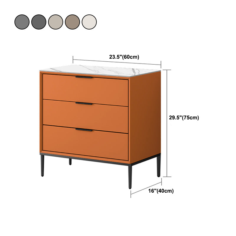Modern Accent Chest with Soft Close Drawers 15.74" Wide Pine Chest